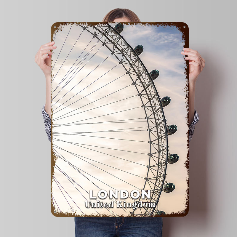 Men'S Accessories London - London Eye United Kingdom Printing Poster