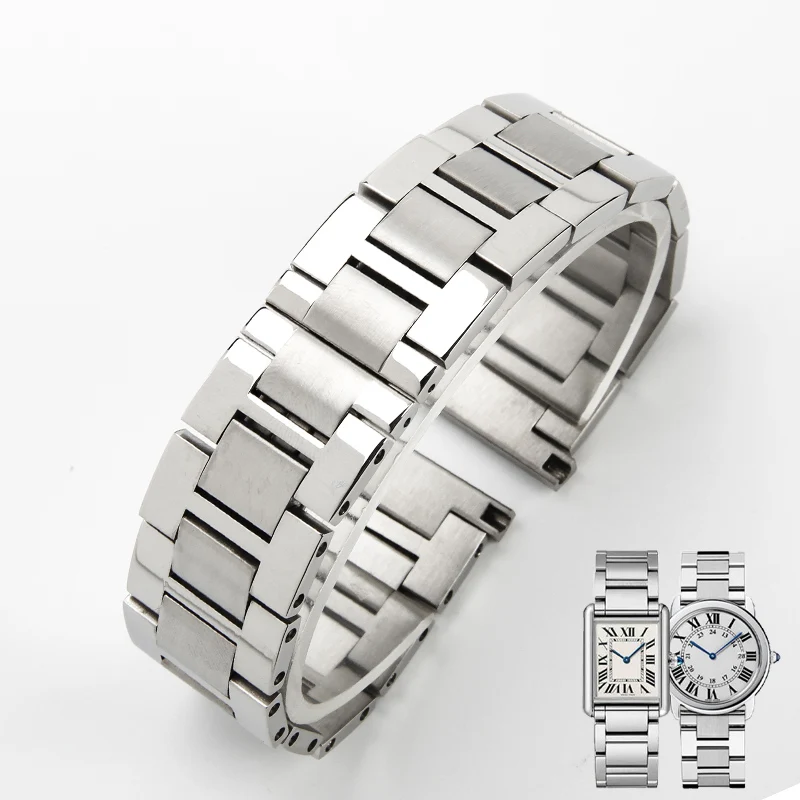 Men'S Accessories London - Stainless Steel Watch Strap for Cartier