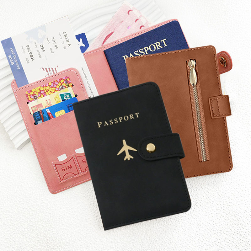Men'S Accessories Wallet - Leather Passport Holder Covers Case Travel