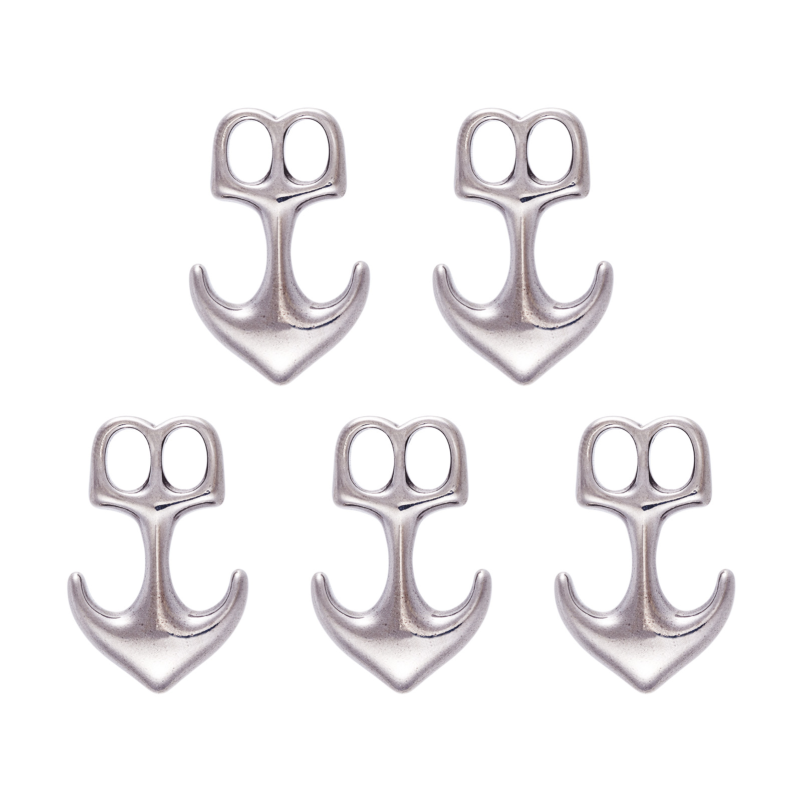 Men Accessories Hand - 5pcs Anchor Hook Clasps 304 Stainless