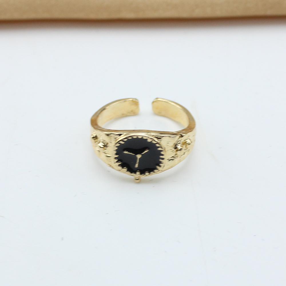 Men Accessories Aesthetic - Black Wrist Watch Design Ring Jewelry