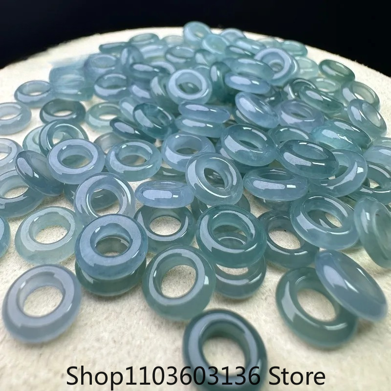 Men Accessories Ring And Bracelet - 10pcs A Green Jade Blue Water