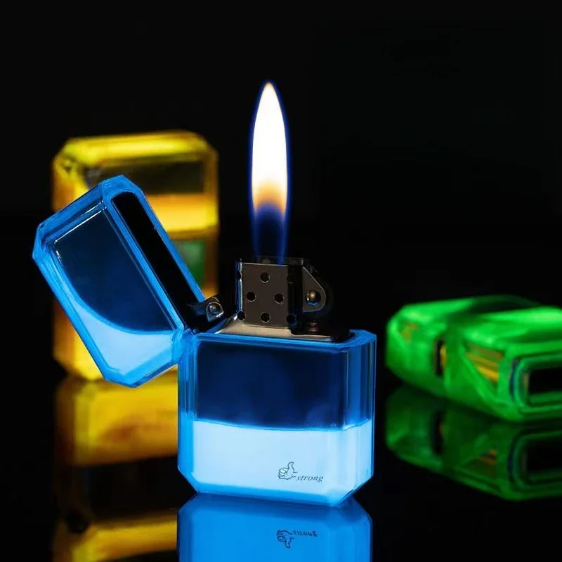 Men Accessories To Look Good - Creative Luminous Quicksand Metal Explosive Style