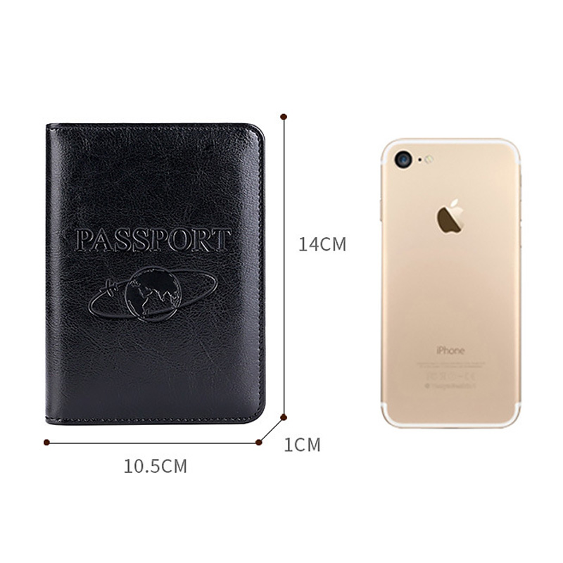 Unisex Genuine Leather Passpor - Men'S Accessories Wallet recension och pris