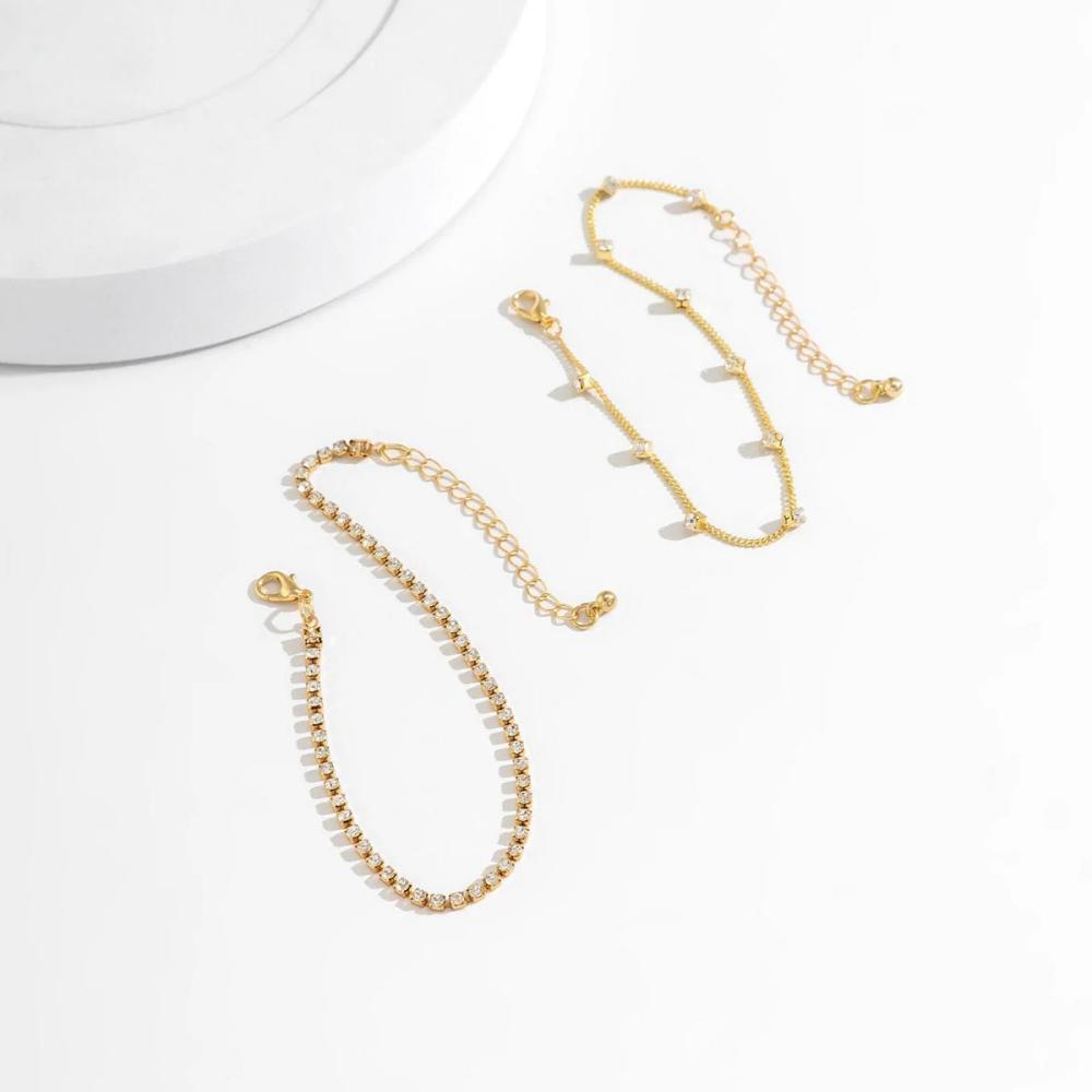 Stonefans Simple Layered Ankle - Men Accessories In Dubai recension och pris