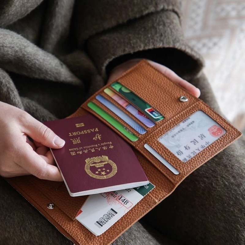 Leather Passport Holder Covers - Men'S Accessories Wallet recension och pris