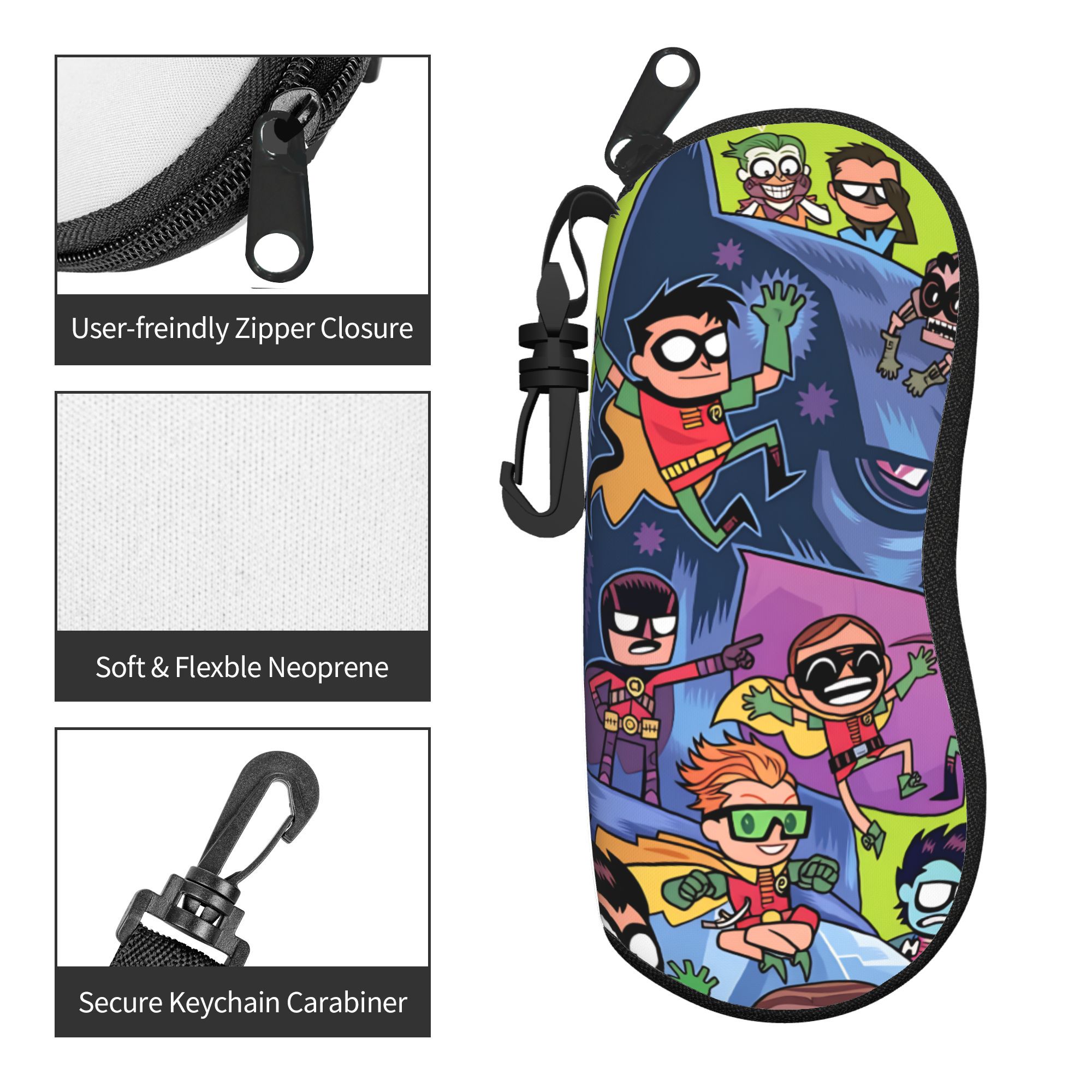 Teens Titans Go  Glasses Case  - Men'S Accessories Go Outdoors recension och pris