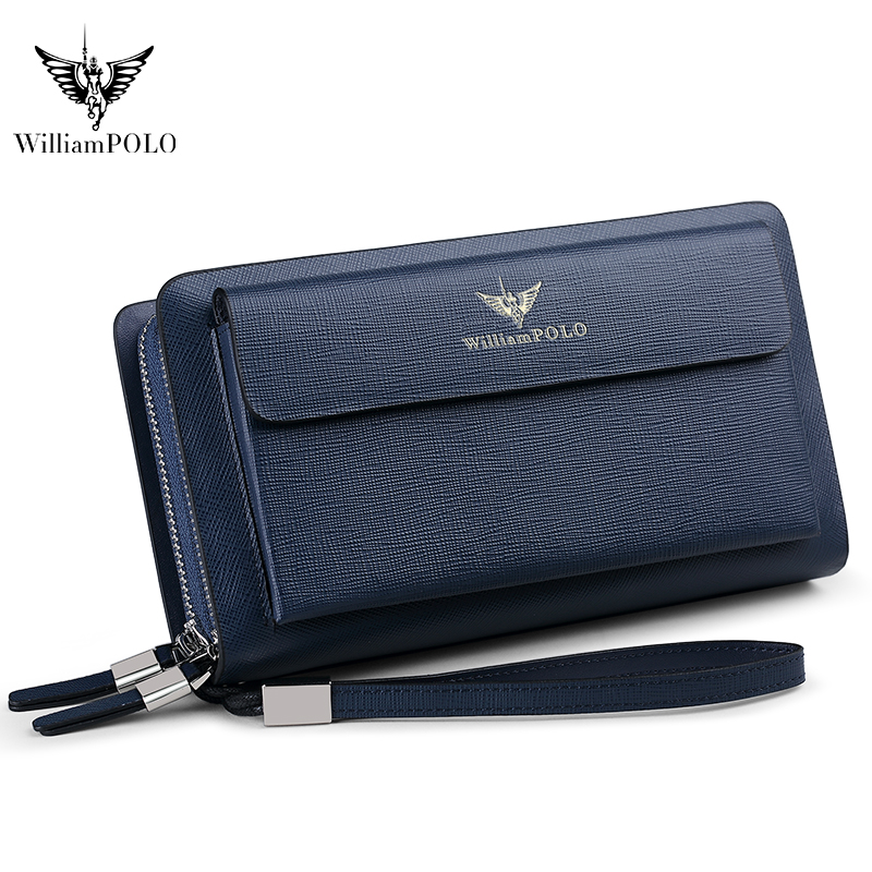 WILLIAMPOLO Luxury Men's Leath - Men'S Accessories Wallet recension och pris