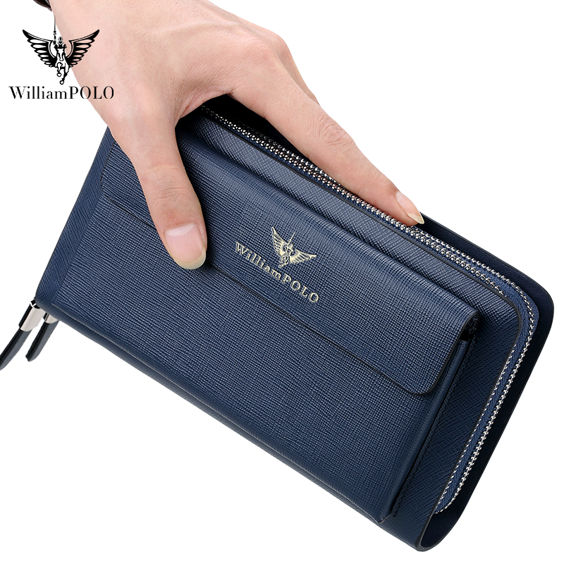 WILLIAMPOLO Luxury Men's Leath - Men'S Accessories Wallet recension och pris