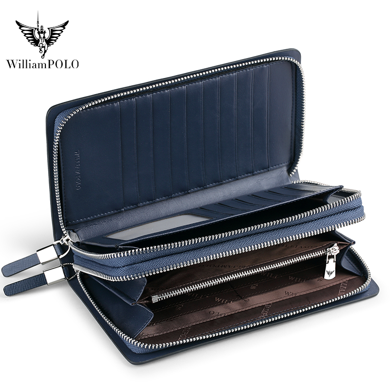 WILLIAMPOLO Luxury Men's Leath - Men'S Accessories Wallet recension och pris