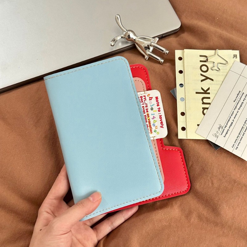 Ins Color Block Passport Holde - Men'S Accessories Wallet recension och pris