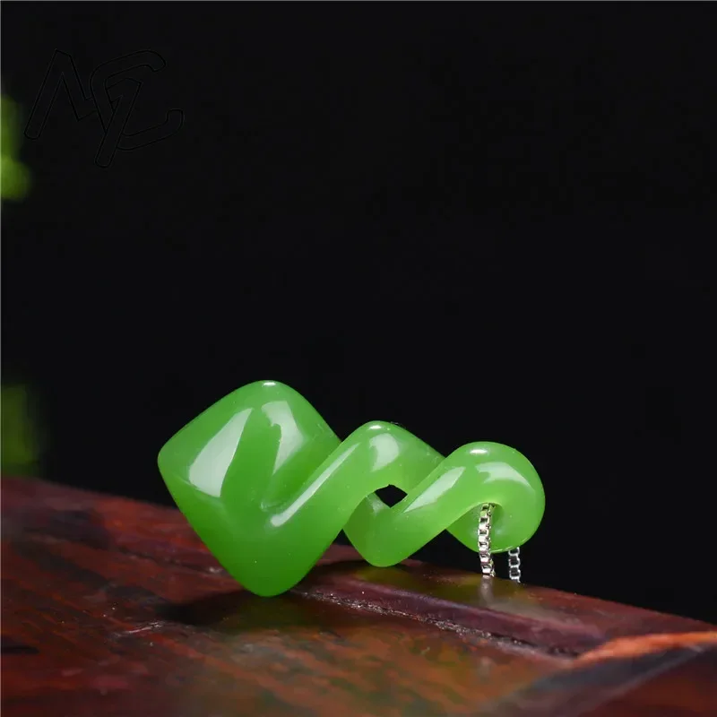 Natural Hetian Jade Green Colo - Men Accessories Hand recension och pris