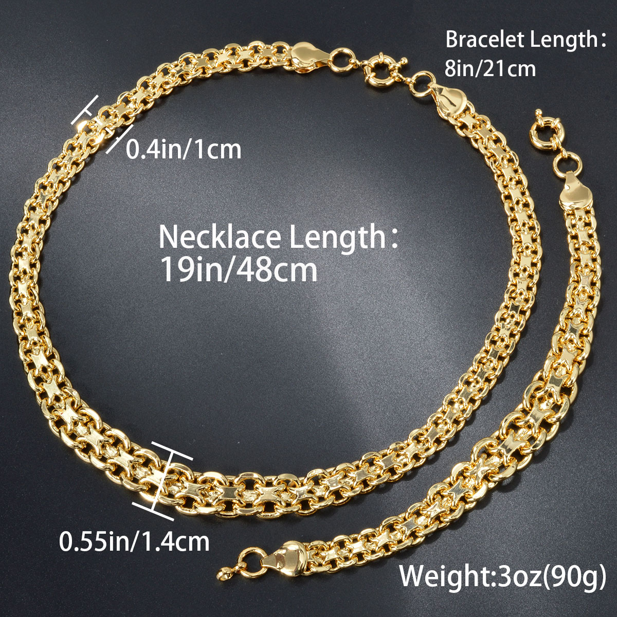 Sunny Luxury 18k Gold Plated G - Men Accessories In Dubai recension och pris