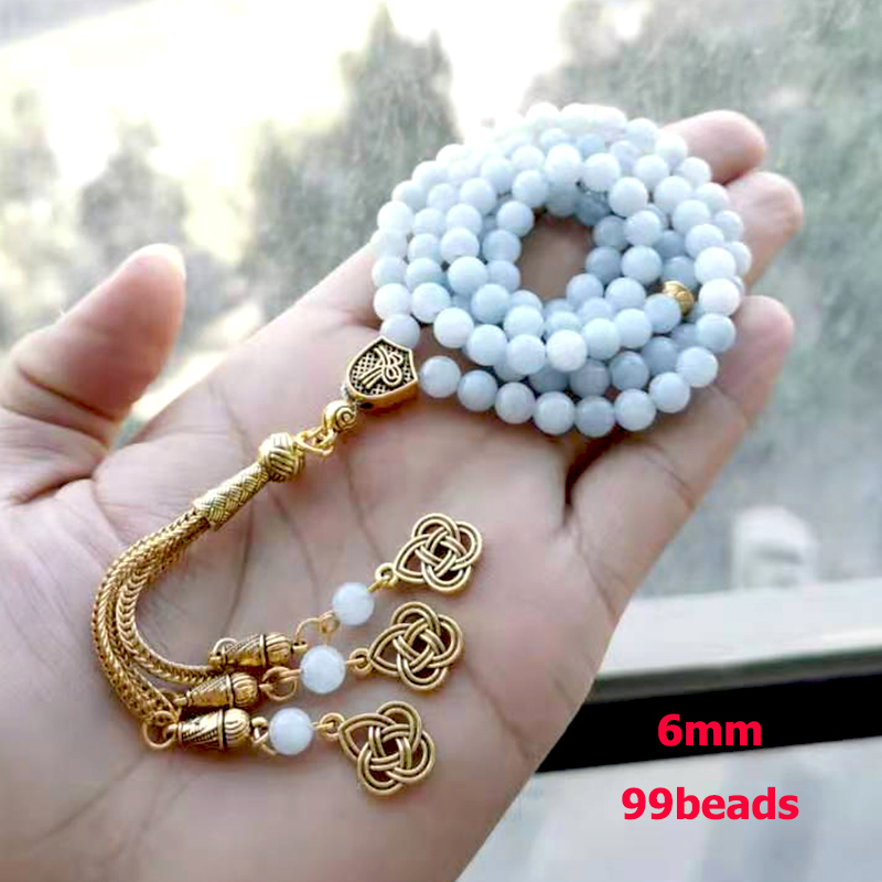 Tasbih Natural Aquamarines Sto - Men Accessories Hk recension och pris