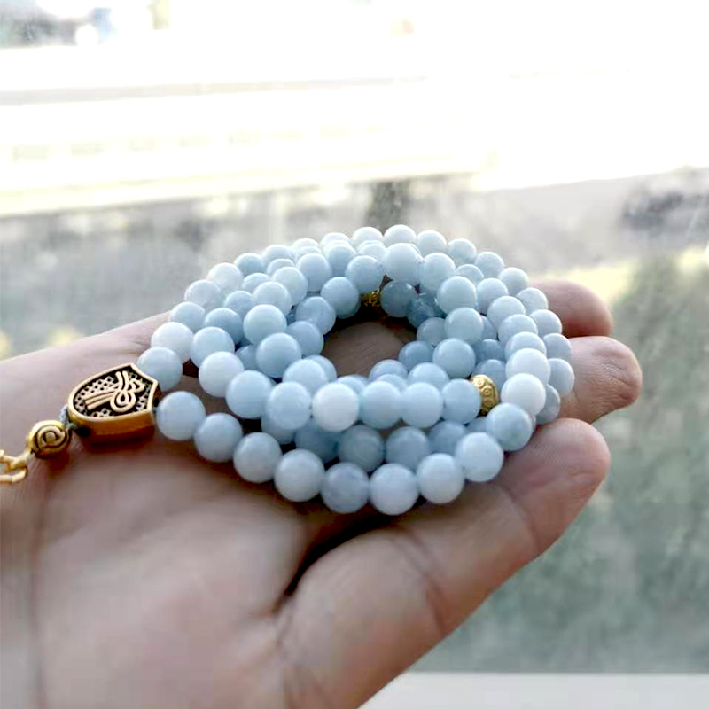 Tasbih Natural Aquamarines Sto - Men Accessories Hk recension och pris