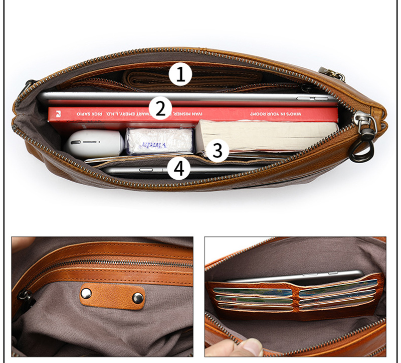 Luufan Top Grade Genuine Leath - Men'S Accessories Wallet recension och pris