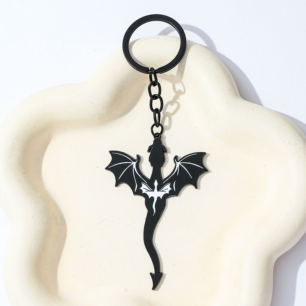 Fourth Wing Black Dragon Keych - Men Accessories Hand recension och pris