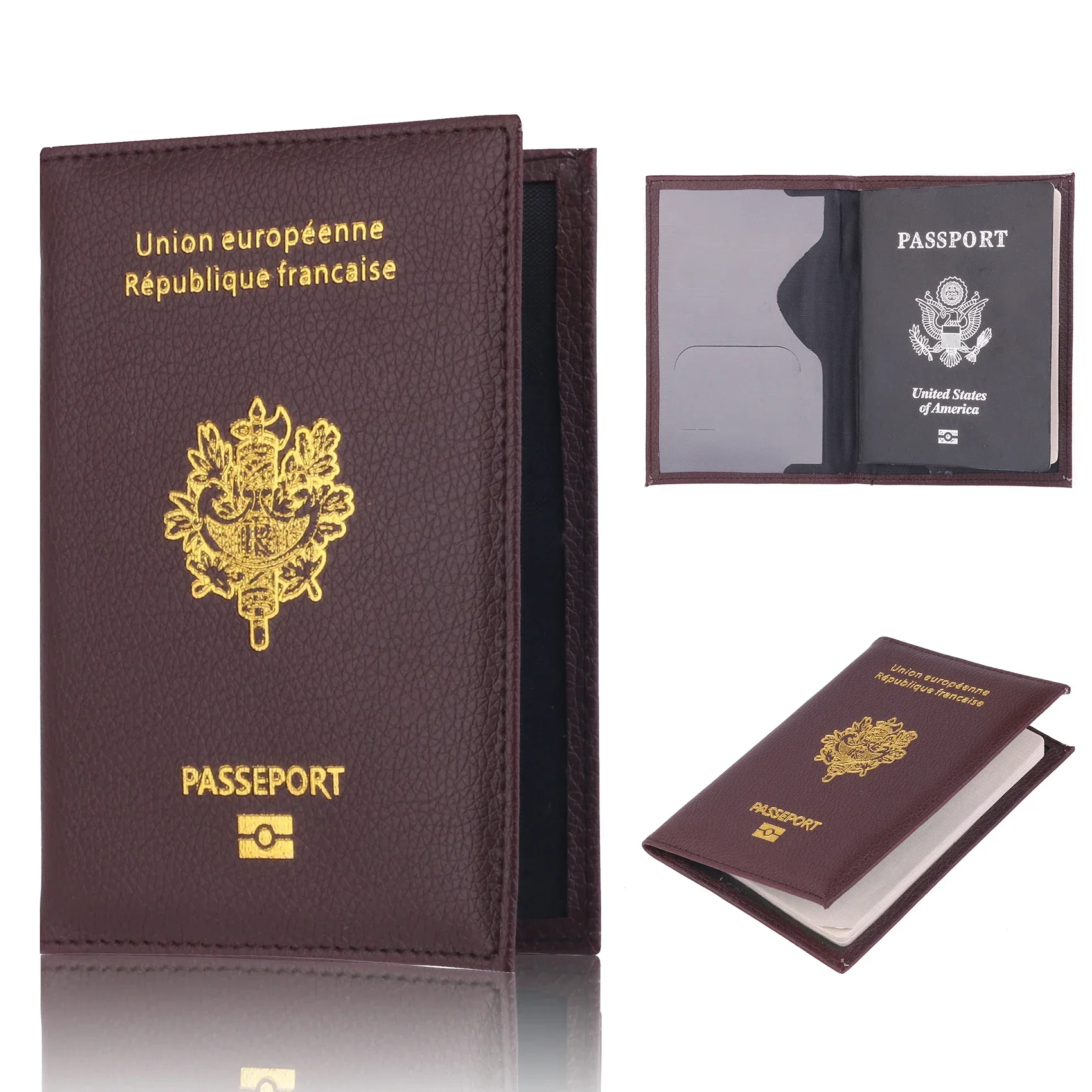 Women Men Travel Pu Passport H - Men'S Accessories Wallet recension och pris