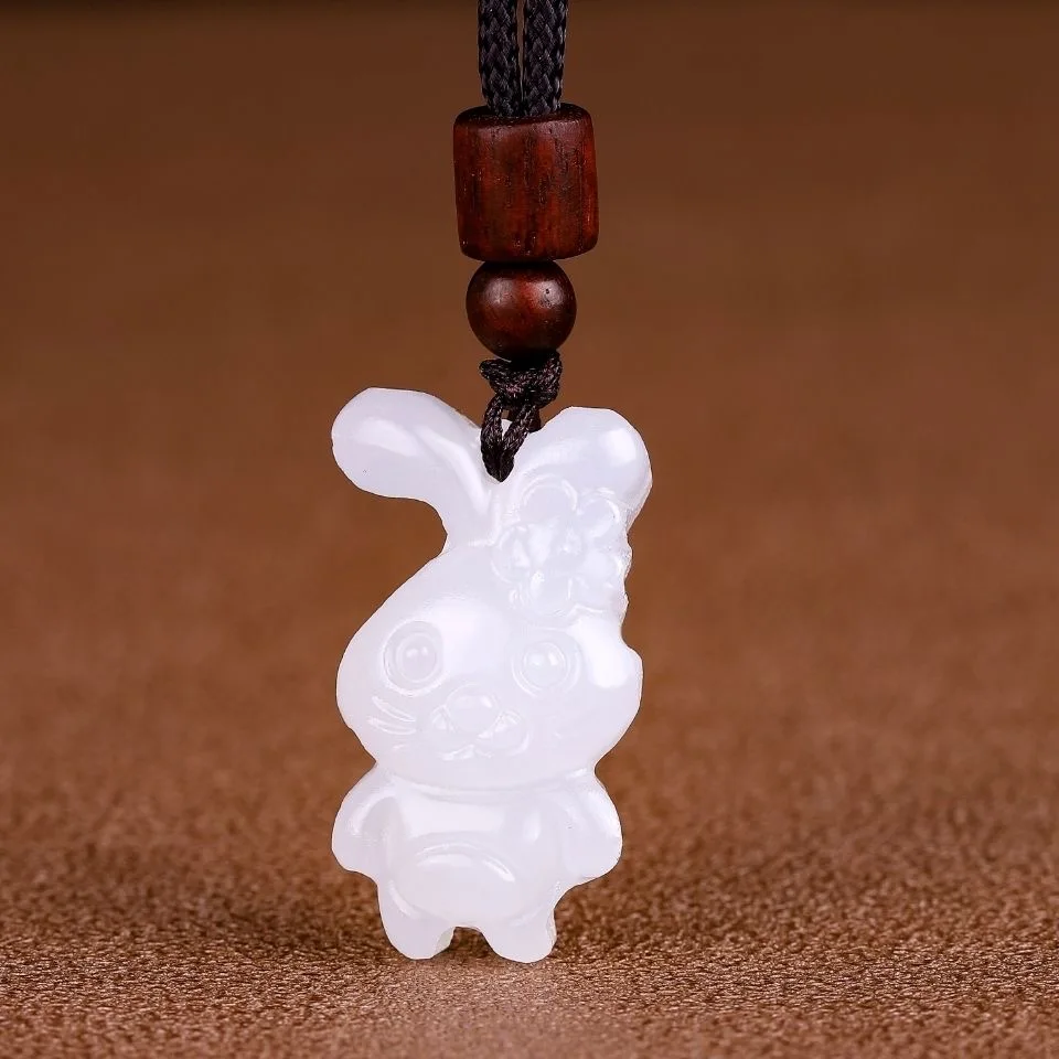 Natural Afghan White Jade Chin - Men Accessories Hand recension och pris