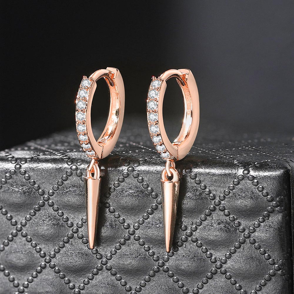 Hip Hop Punk Spike Dangle Drop - Men'S Accessories Drop Shipping recension och pris