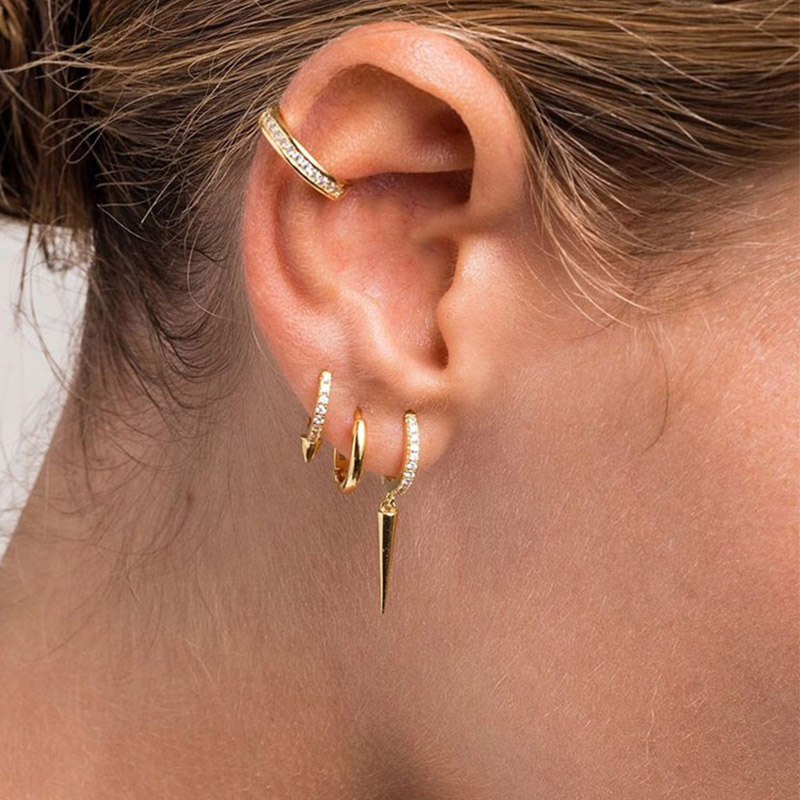 Hip Hop Punk Spike Dangle Drop - Men'S Accessories Drop Shipping recension och pris