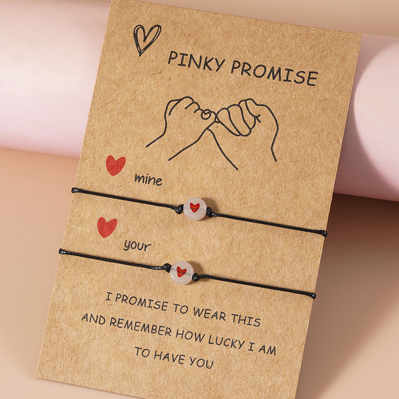2Pcs Promise Couple Bracelets  - Men Accessories Aesthetic recension och pris