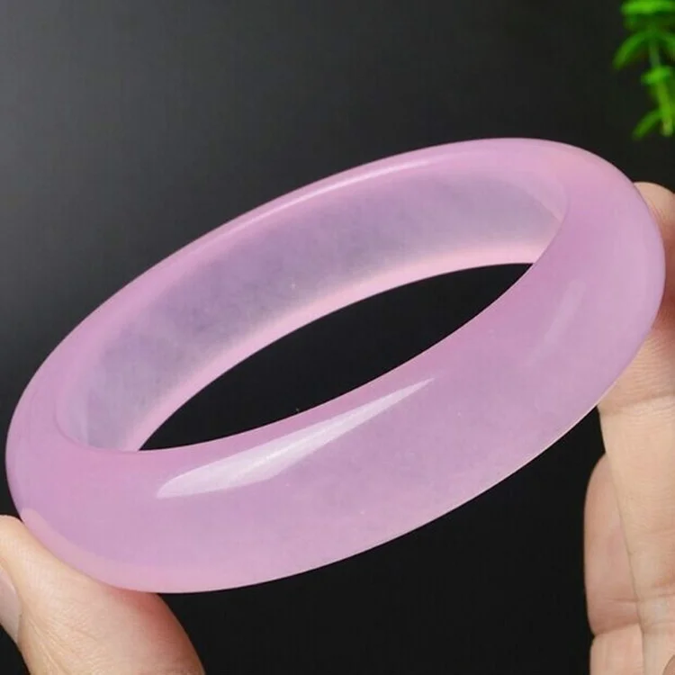 Genuine Natural Pink Jade Bang - Men Accessories Hand recension och pris