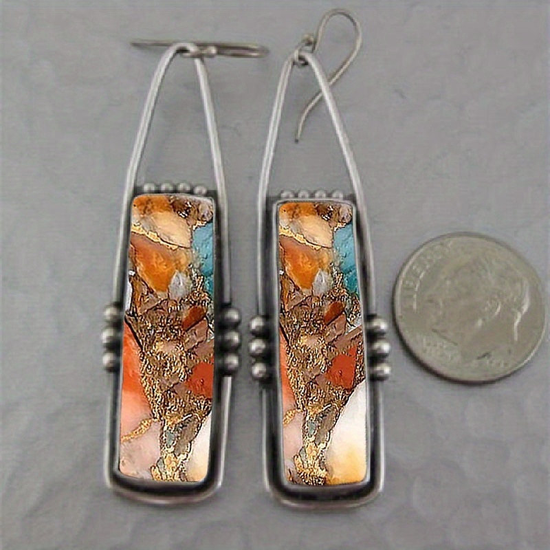2PCS Retro Bohemian Earrings I - Men Accessories Aesthetic recension och pris