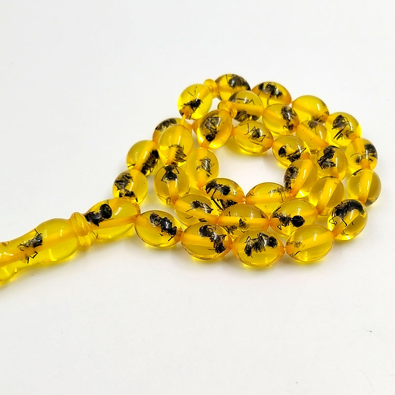 Tasbih men Yellow resin Real i - Men Accessories Hk recension och pris
