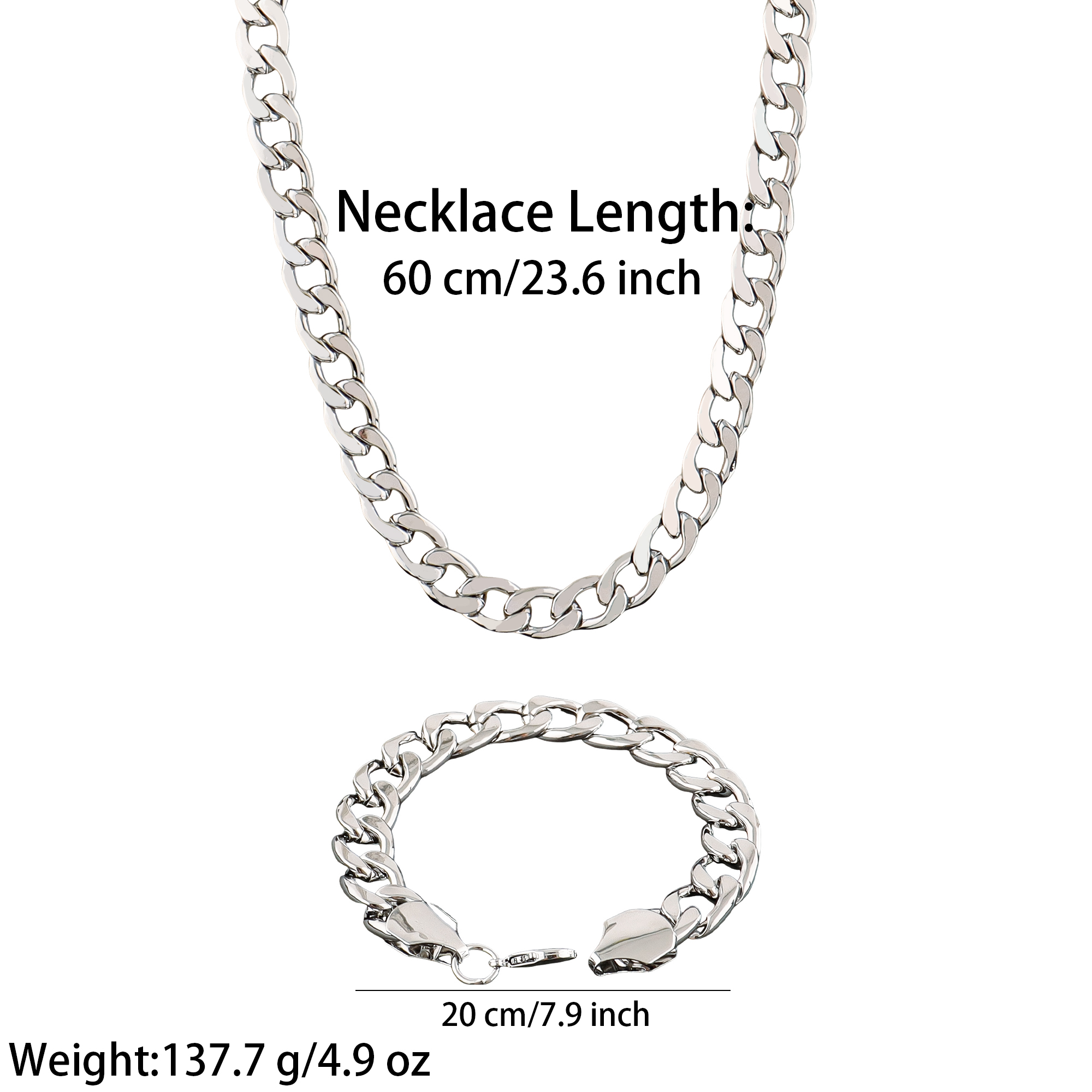 Dubai Cuban Gold Silver Snake  - Men Accessories In Dubai recension och pris