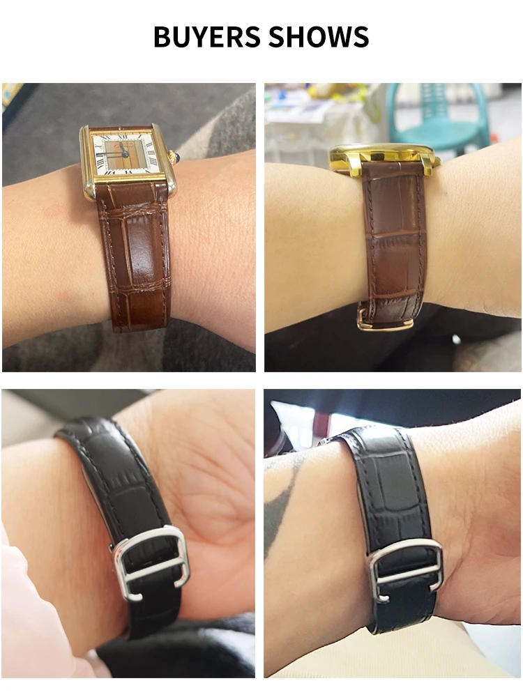 For Cartier Black Brown Watch  - Men'S Accessories London recension och pris