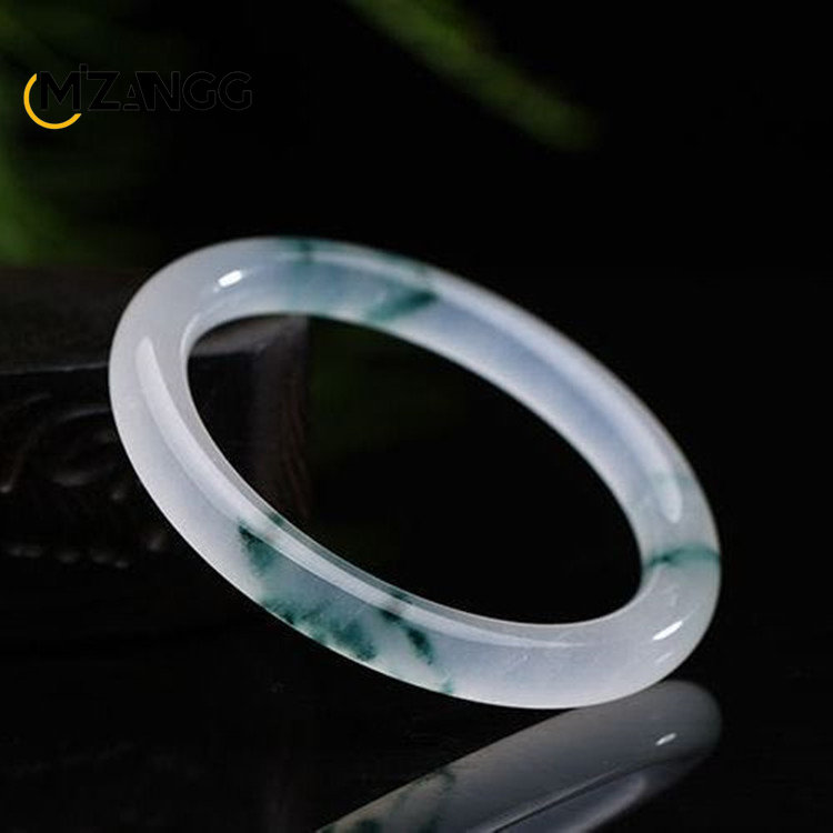 Natural Green Jadeite Bangle J - Men Accessories Hand recension och pris