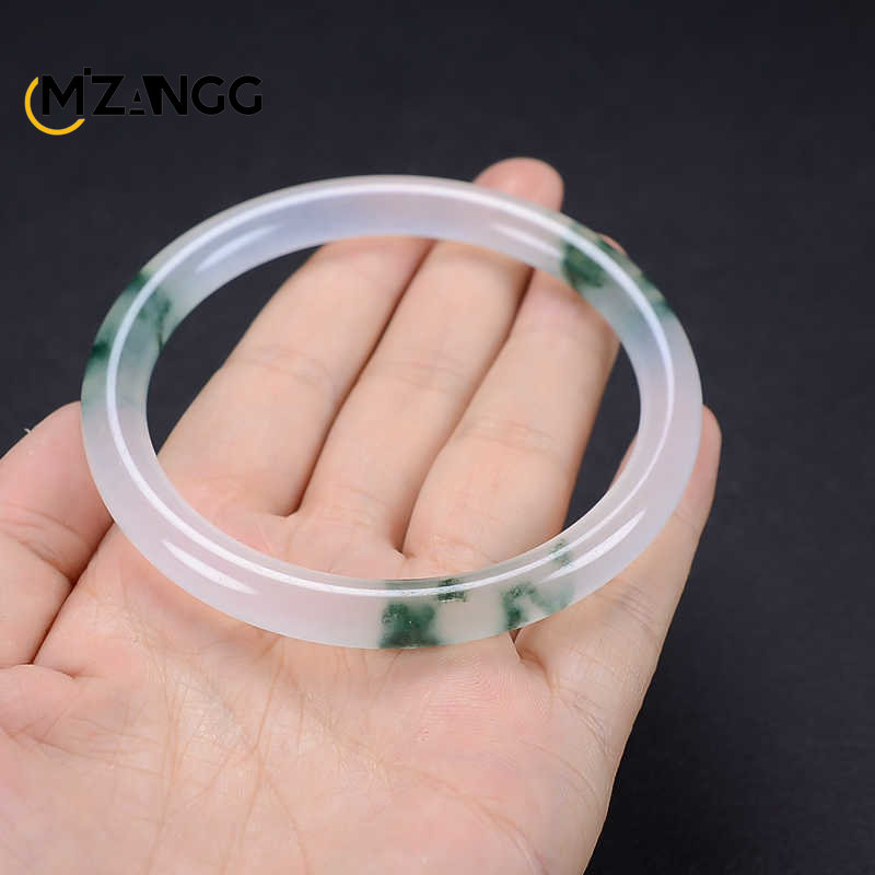 Natural Green Jadeite Bangle J - Men Accessories Hand recension och pris